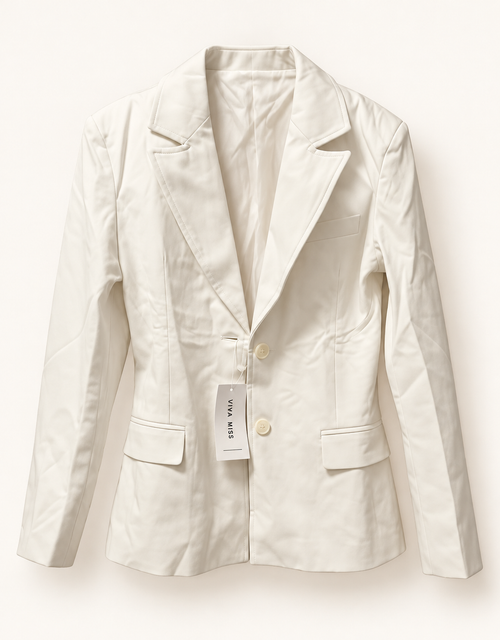 VIVA MISS Blazer in Cremeweiß – Eleganter Damenblazer